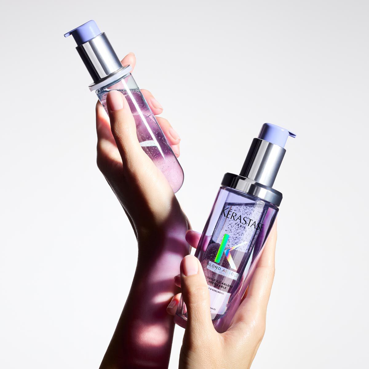 KERASTASE BLOND ABSOLU L'HUILE CICAGLOSS REFILLABLE, HAIR OIL FOR SENSITIZED LIGHTENED OR HIGHLIGHTED BLONDE HAIR