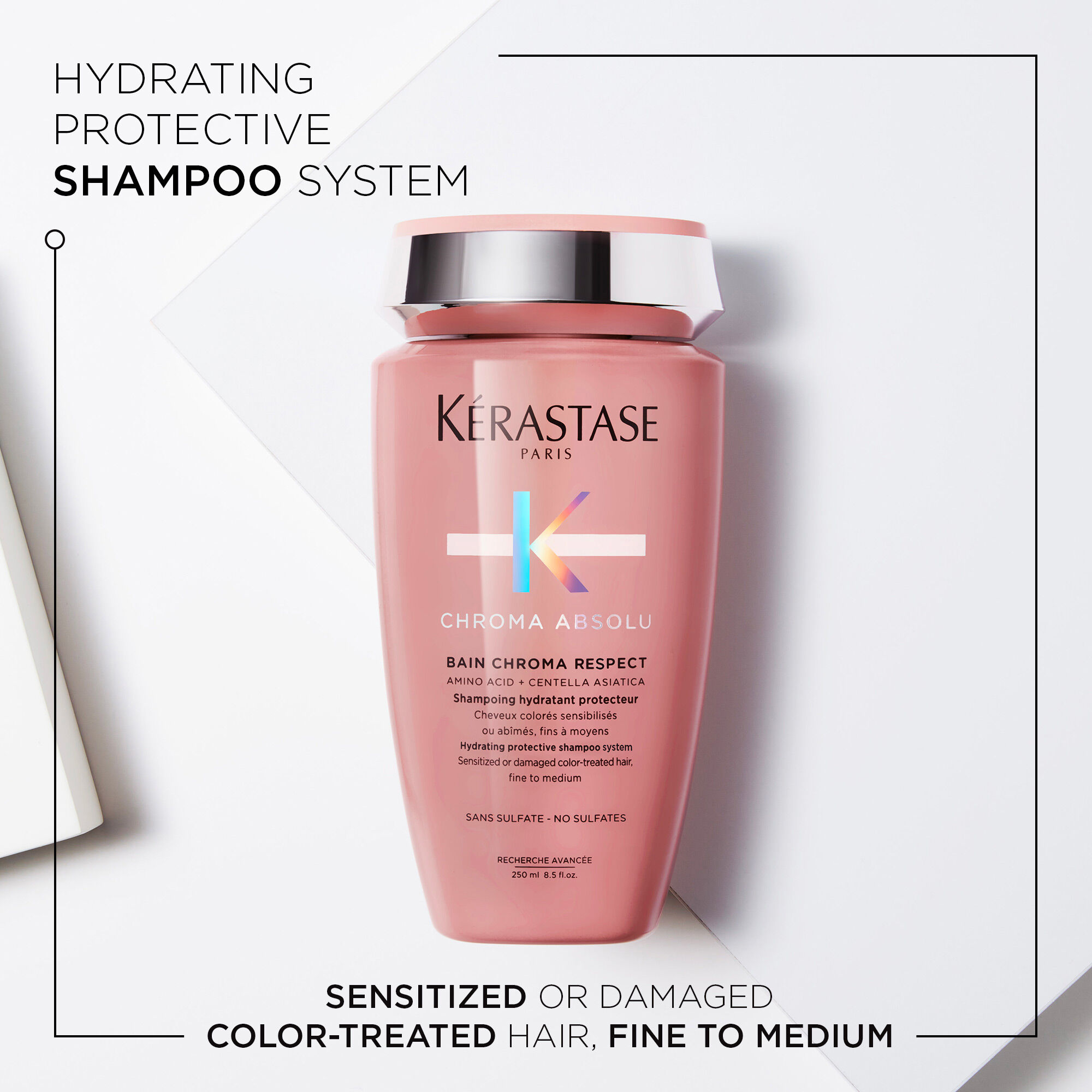 KERASTASE CHROMA ABSOLU BAIN CHROMA RESPECT SHAMPOO FOR COLOR-TREATED HAIR