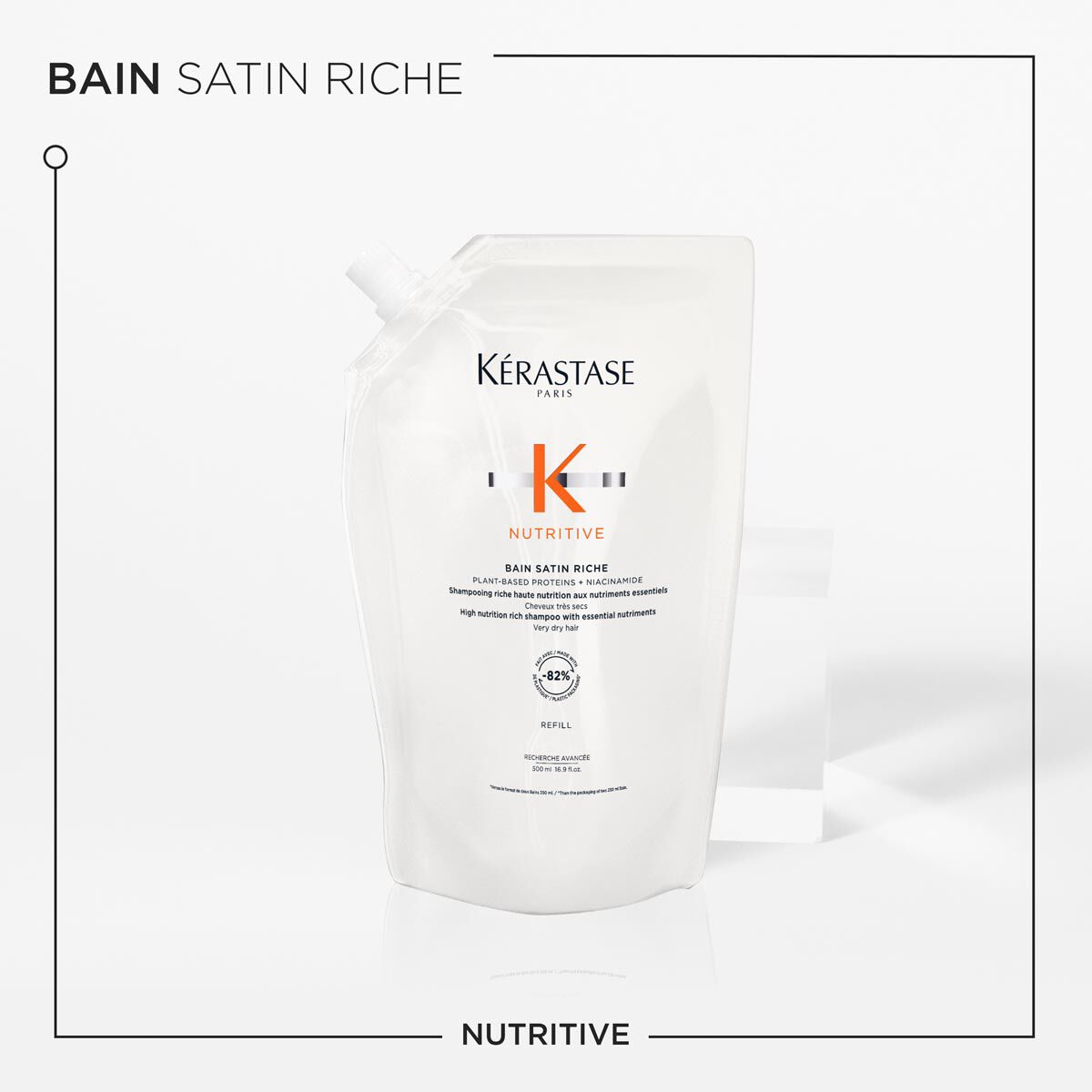 KERASTASE NUTRITIVE BAIN SATIN RICHE SHAMPOO FOR VERY DRY HAIR