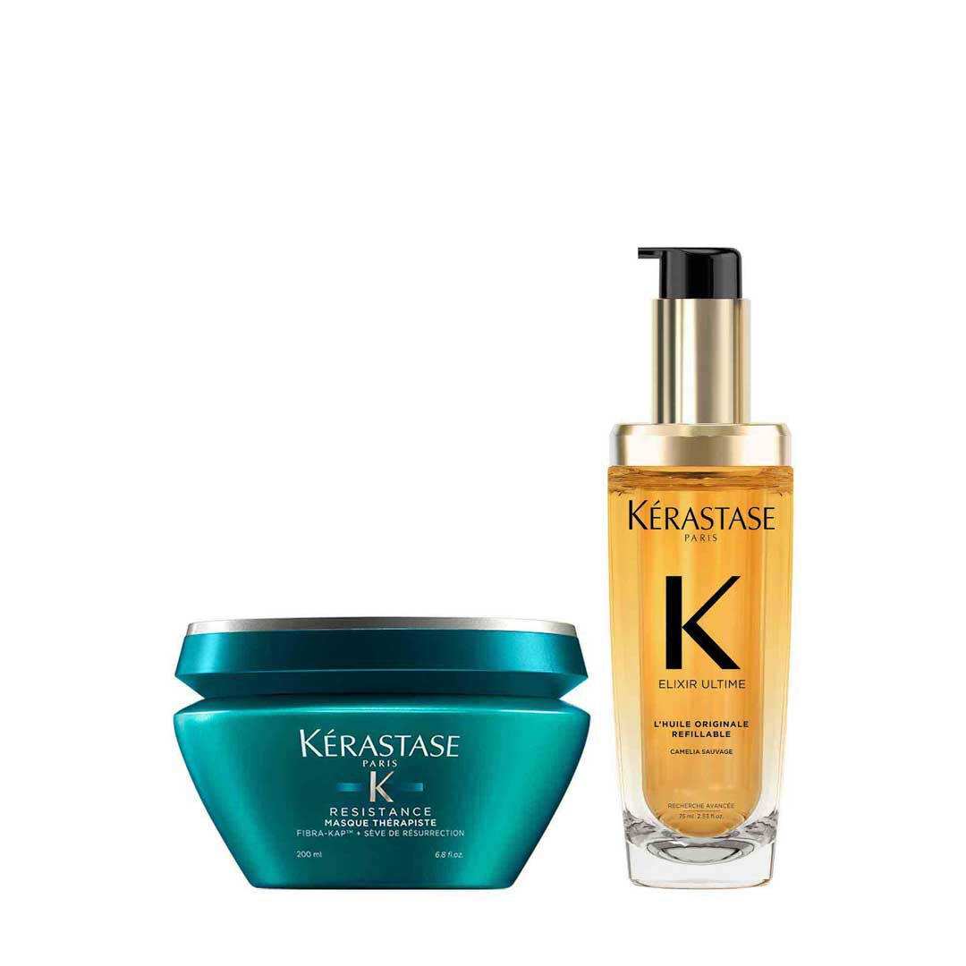 Resistance and Elixir Ultime Set for Damaged Hair