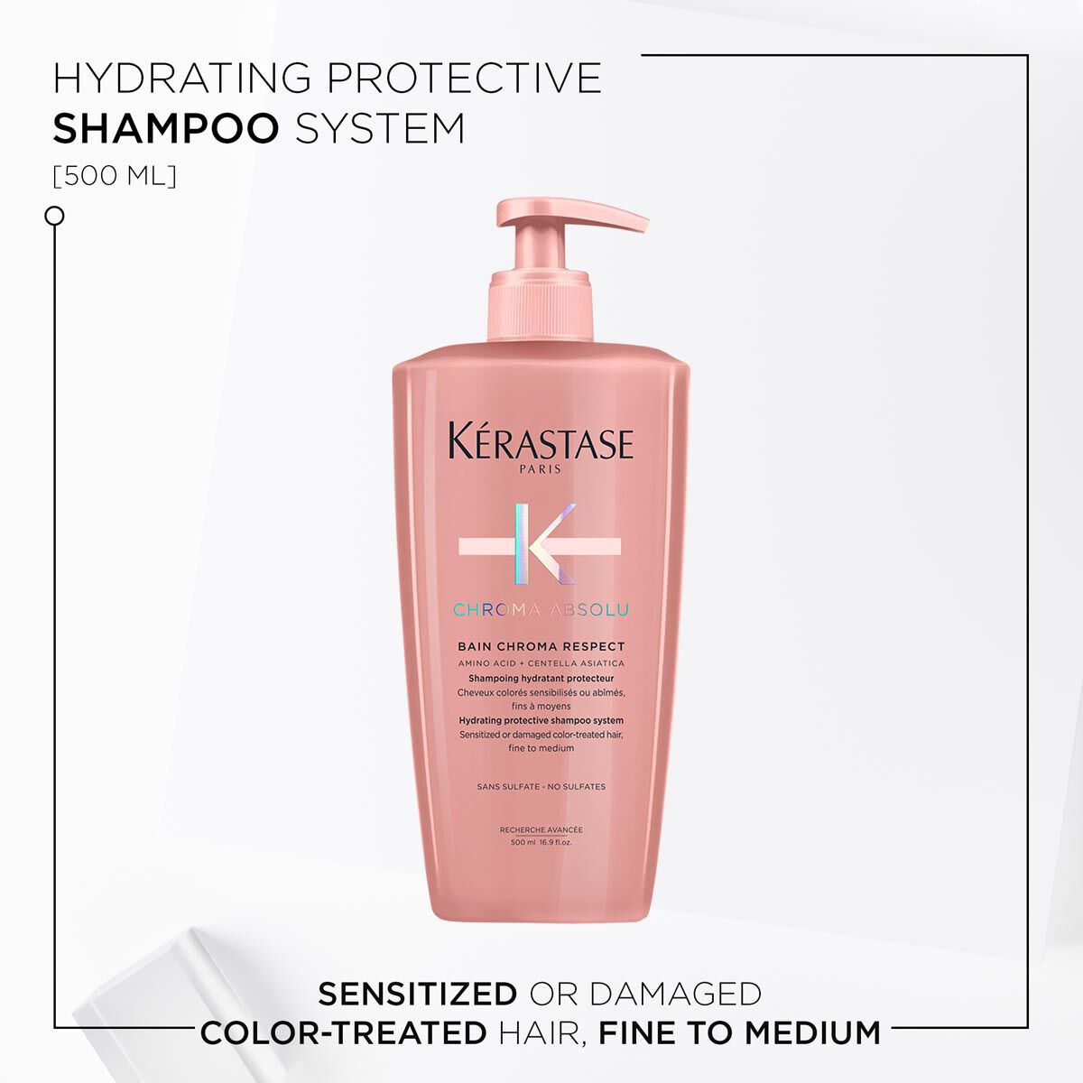 KERASTASE CHROMA ABSOLU BAIN CHROMA RESPECT SHAMPOO FOR COLOR-TREATED HAIR