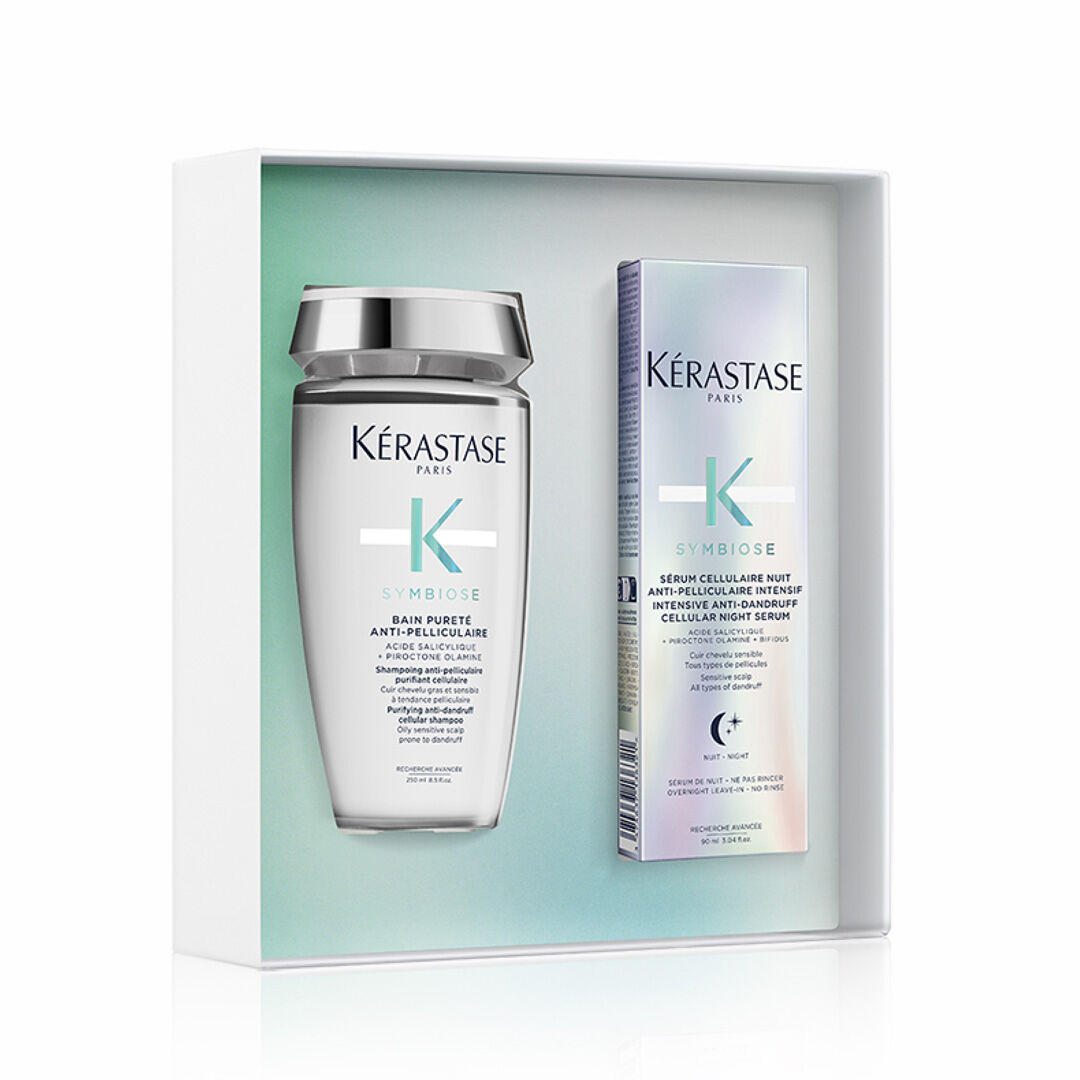 Symbiose - Anti-Dandruff Haircare Night Duo for Sensitive and Oily Scalps - Limited Edition gift set