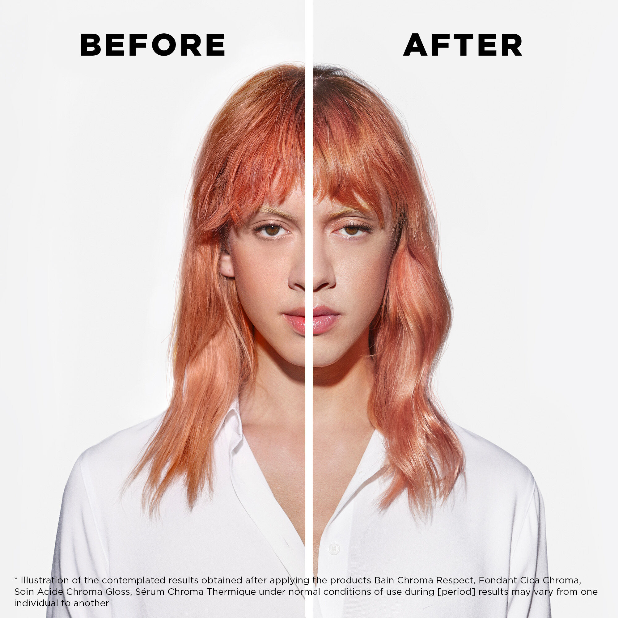 Chroma Absolu set for colored hair, for medium to thick hair